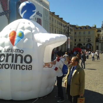 stand gonfiabile TURISMO TORINO