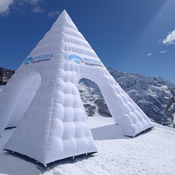 monterosa piramide gonfiabile esterno