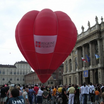 Eventi di piazza con le mongolfiere