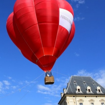 mongolfiera in volo vincolato