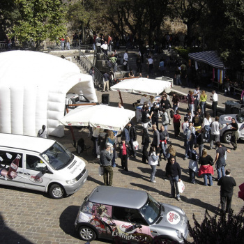 Allestimenti gonfiabili per road show