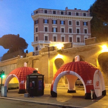 Igloo gonfiabili maratona di roma