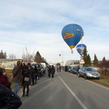 Mongolfiere in gara